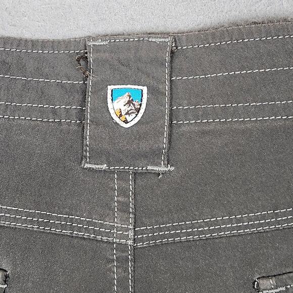 Kuhl Cargo Shorts Womens 8 Gray Outdoor Hiking Stretch Utility Pockets 16S - Picture 6 of 13